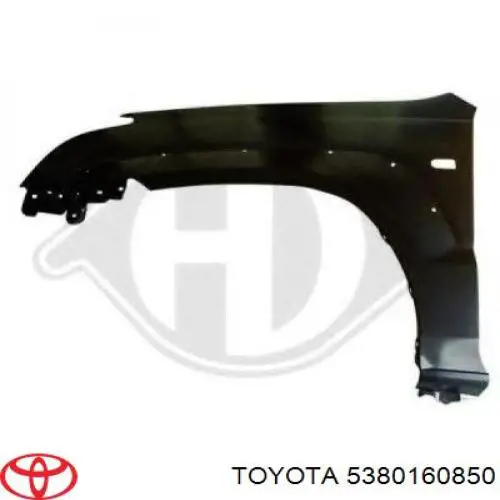Błotnik przedni prawy Toyota 5380160850 cena, od 229,53 USD