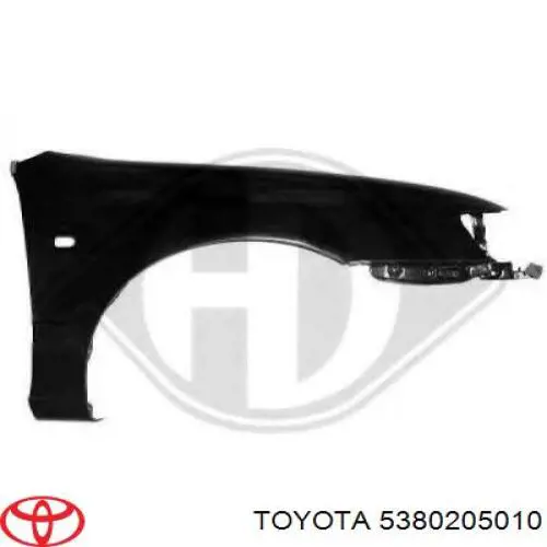 Błotnik przedni lewy Toyota Carina E sedana (T19) (1992 - 1997) cena, od 203,57 USD