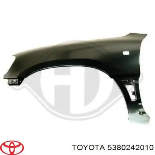 Do koszyka 5380242010 Toyota Błotnik przedni lewy