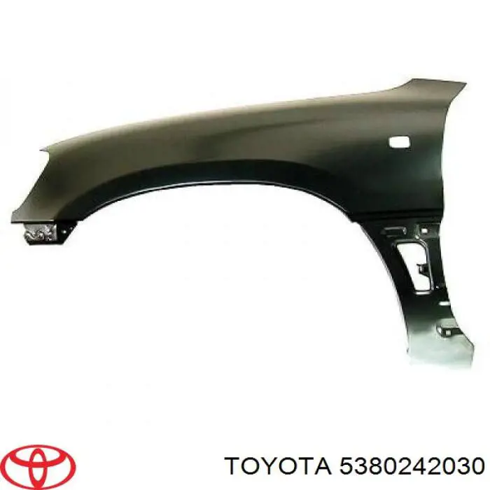 Do koszyka 5380242030 Toyota Błotnik przedni lewy