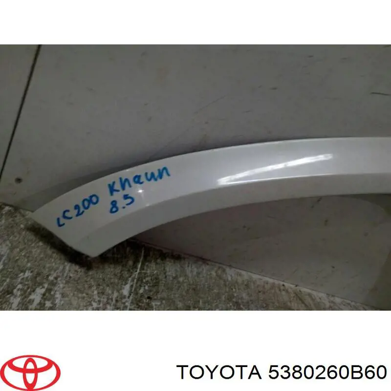 Do koszyka 5380260B60 Toyota Błotnik przedni lewy