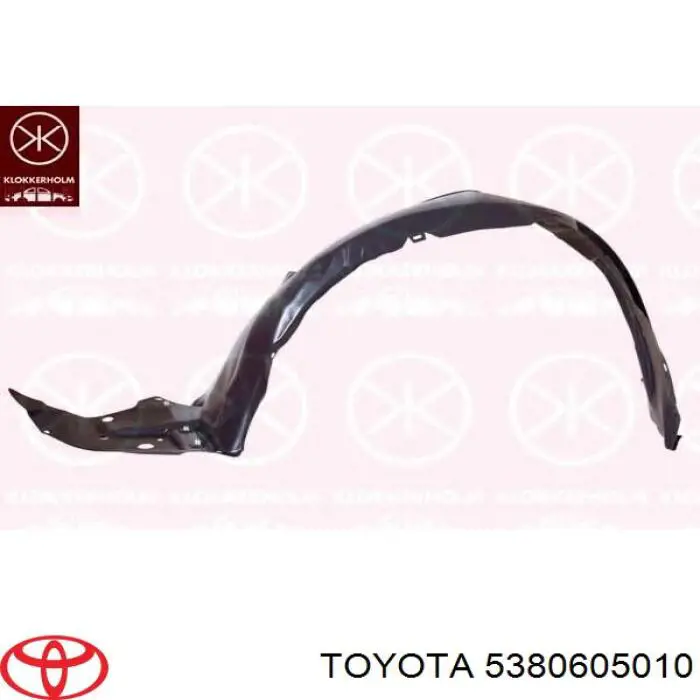 Nadkole błotnika przedniego lewe Toyota 5380605010 cena, od 25,78 USD