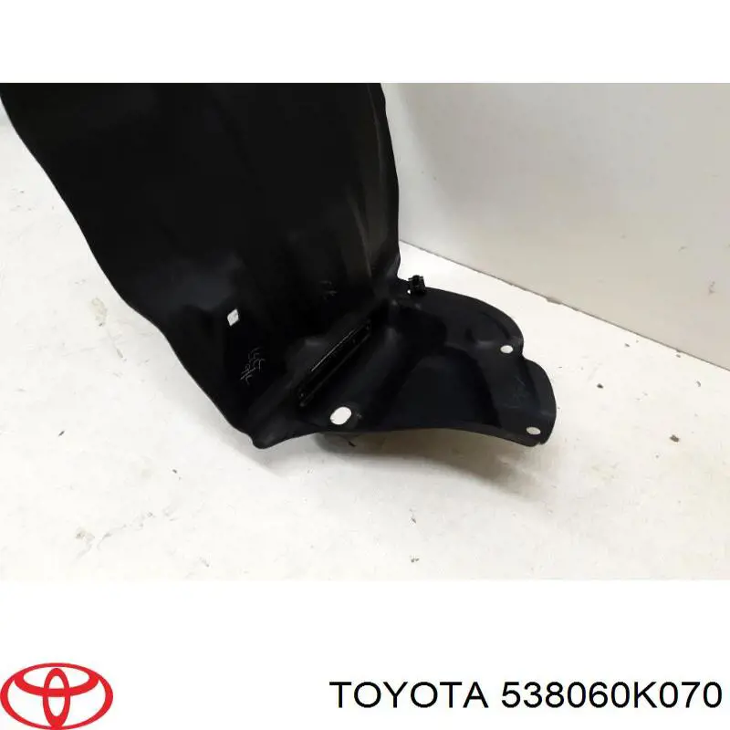 Do koszyka 538060K070 Toyota Nadkole błotnika przedniego lewe