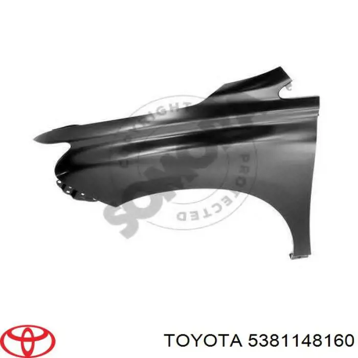Błotnik przedni prawy Lexus RX 270/350/450H SUV (AGL10, GGL15, GYL15) (2008 - 2015) cena, od 111,38 USD