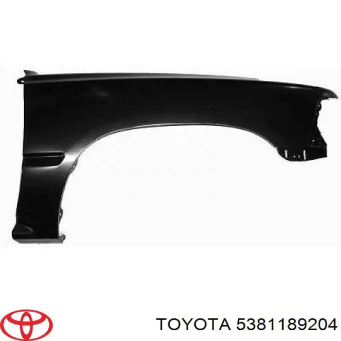 Błotnik przedni prawy do Toyota Hilux  N
