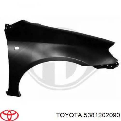 5381202090 Toyota Błotnik przedni lewy