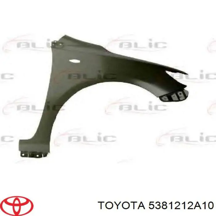Błotnik przedni lewy Toyota 5381212A10 cena, od 52,91 USD