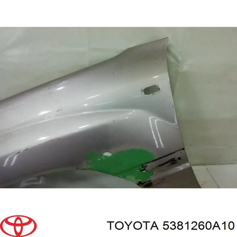 Do koszyka 5381260A10 Toyota Błotnik przedni lewy