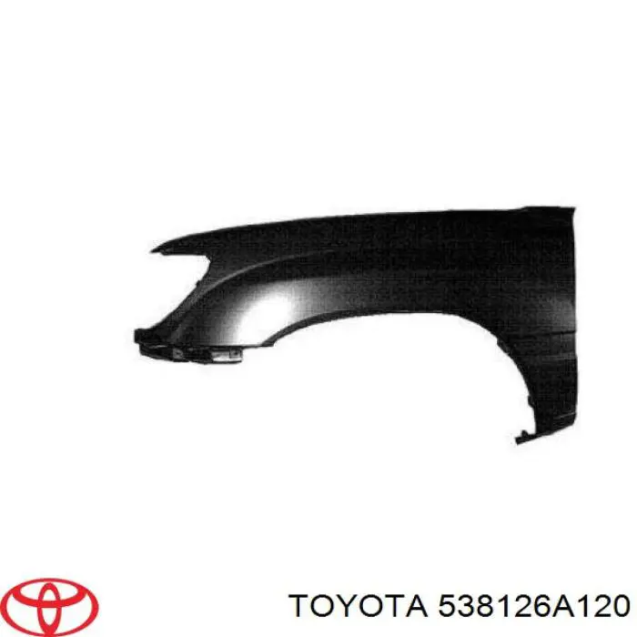  Błotnik przedni lewy Toyota Land Cruiser 