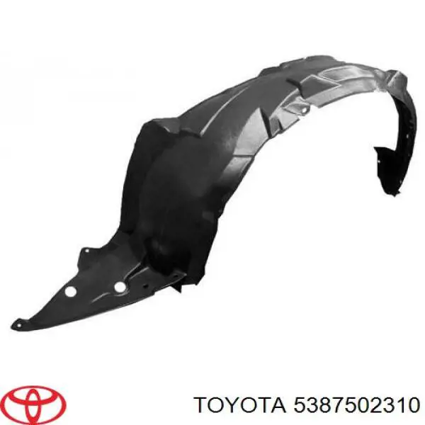 Do koszyka 5387502310 Toyota Nadkole błotnika przedniego prawe