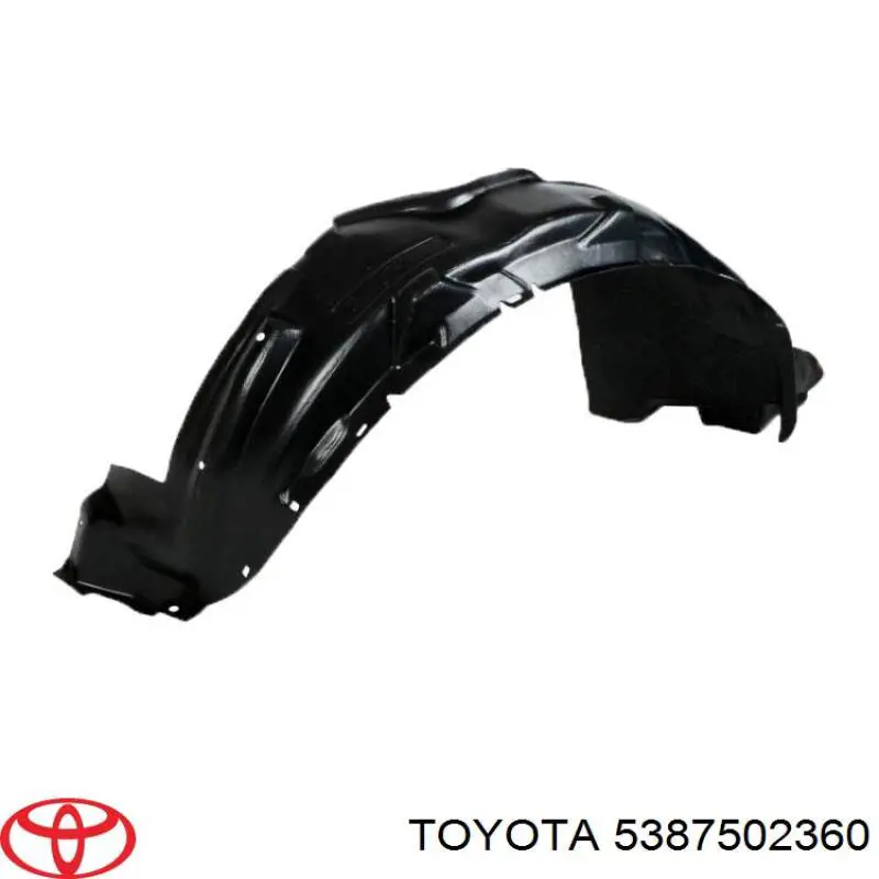 Nadkole błotnika przedniego prawe Toyota 5387502360 cena, od 21,94 USD