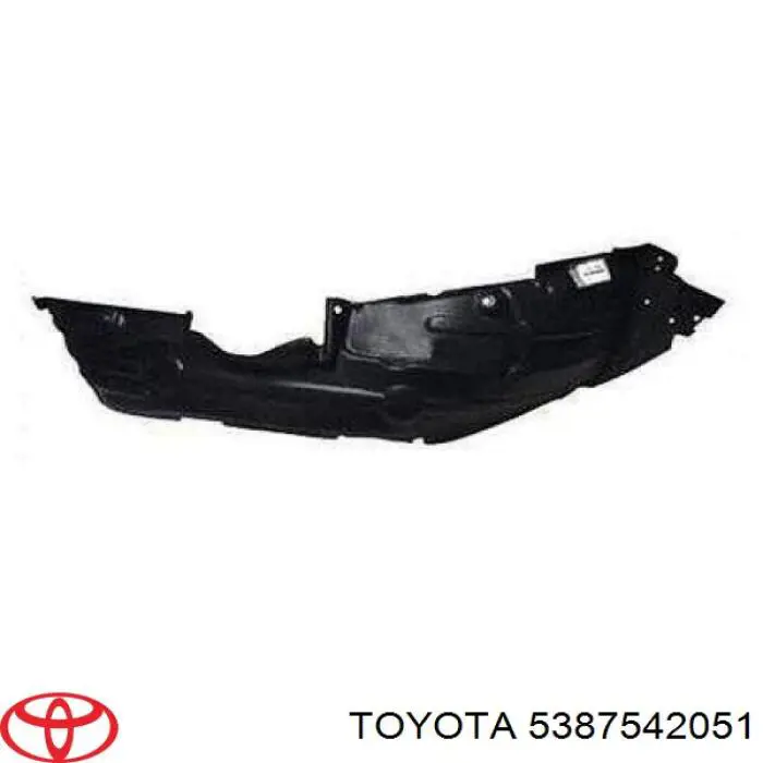 Do koszyka 5387542051 Toyota Nadkole błotnika przedniego prawe