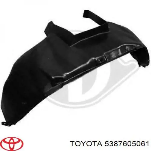 Nadkole błotnika przedniego lewe Toyota 5387605061 cena, od 13,84 USD