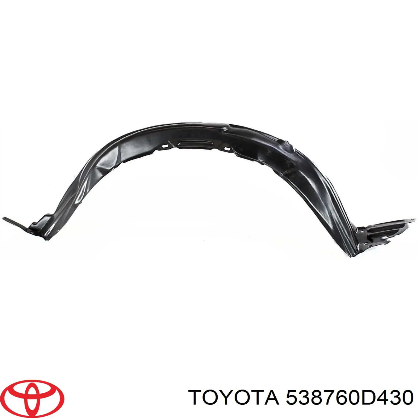538760D430 Toyota Nadkole błotnika przedniego lewe