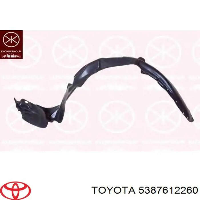 Nadkole błotnika przedniego lewe Toyota 5387612260 cena, od 55,12 USD