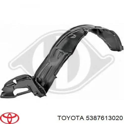 Nadkole błotnika przedniego lewe Toyota Corolla VERSO minivan (E12J) (2001 - 2004) cena, od 138,45 USD