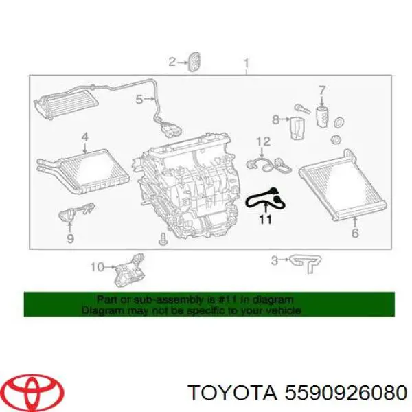 Linka sterowania ogrzewaczem (nagrzewnicą), temperaturą Toyota Scion IQ 