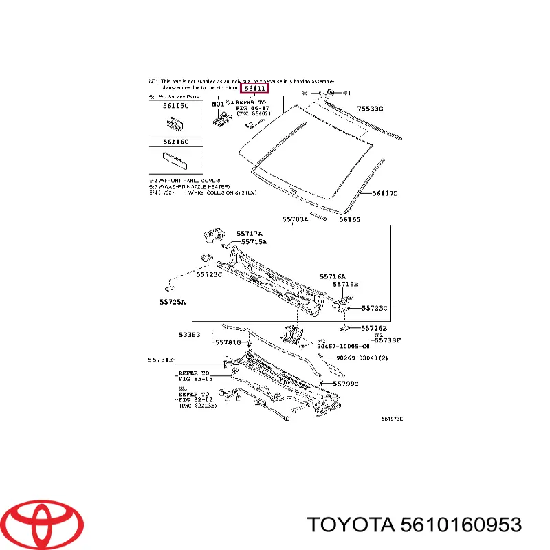 Szyba przednia do Toyota Land Cruiser  J200