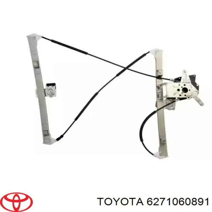 6271060891 Toyota Szyba karoseryjna (przedział bagażowy) prawa