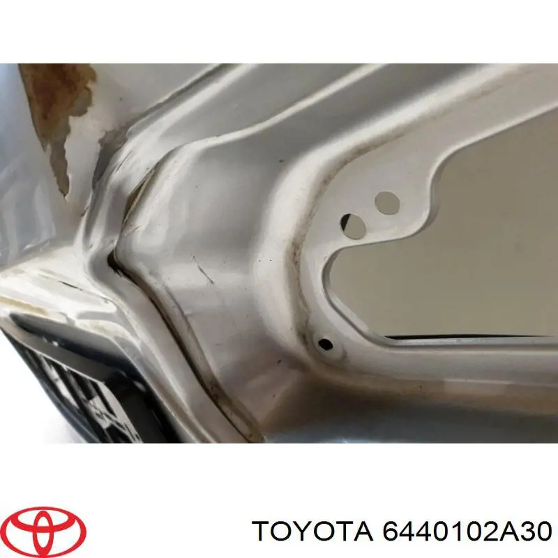 Do koszyka Klapa bagażnika Toyota Corolla  E18