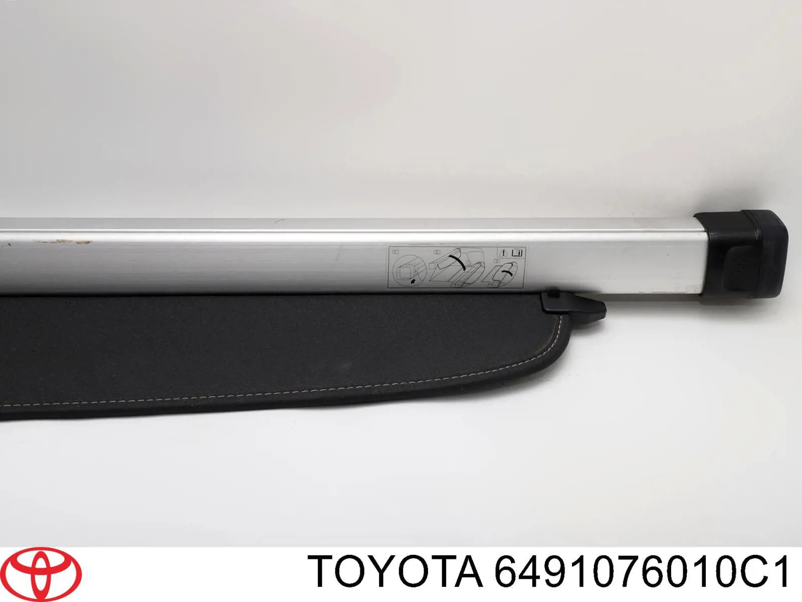 Roleta przedziału bagażnika Toyota 6491076010C1 cena, od 279,22 USD