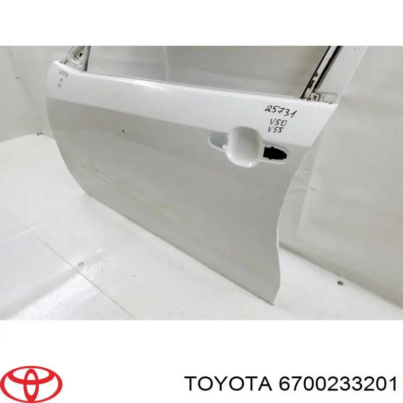 Do koszyka Drzwi przednie lewe Toyota Camry VII V50