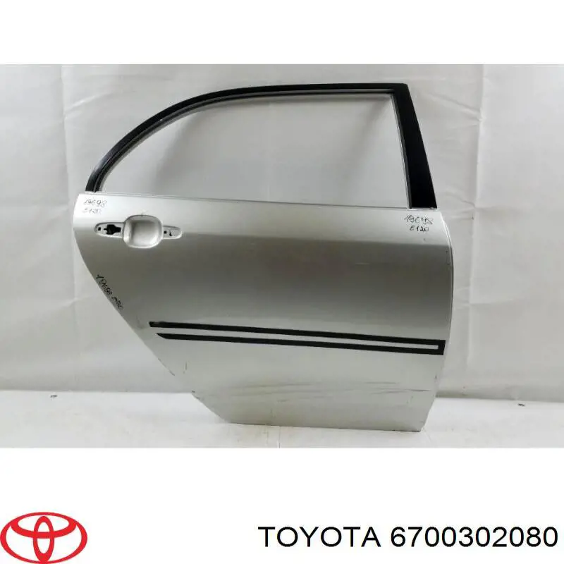 Drzwi tylne prawe do Toyota Corolla  E12