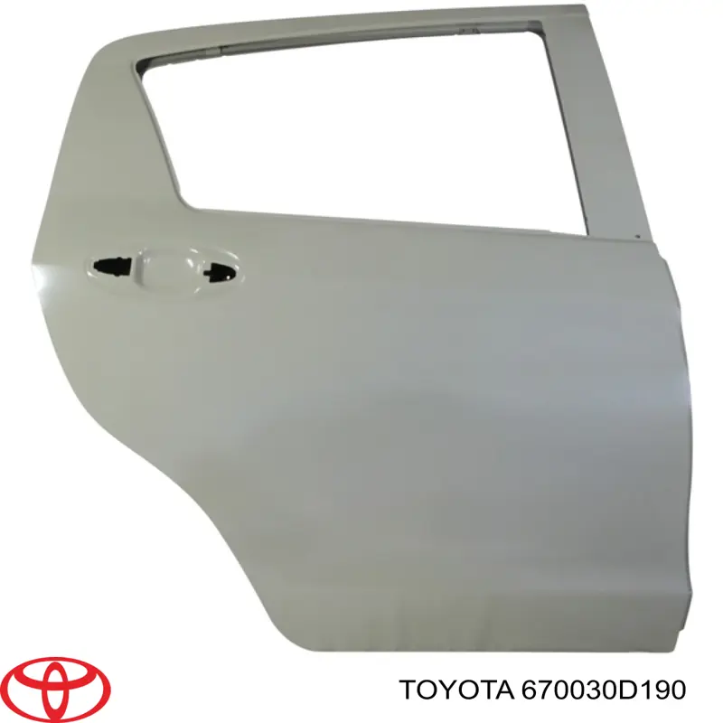 670030D190 Toyota Drzwi tylne prawe