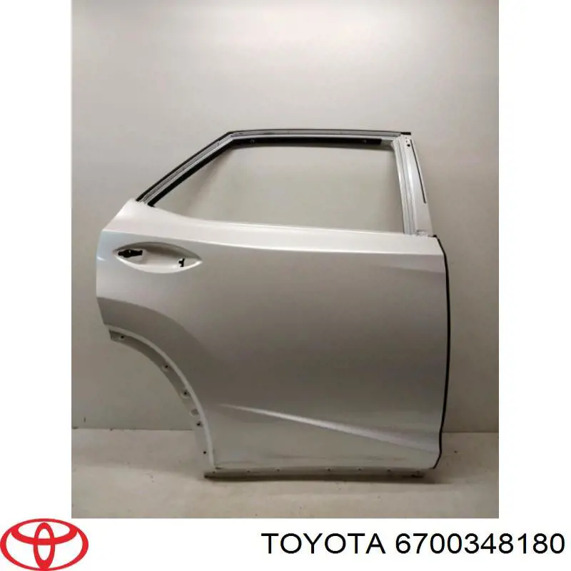 Do koszyka 6700348180 Toyota Drzwi tylne prawe