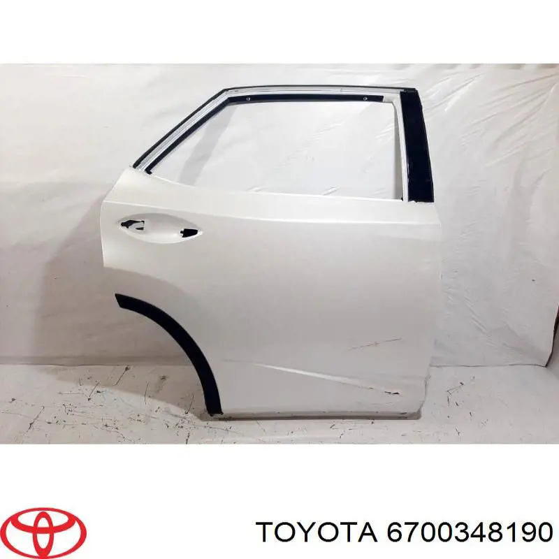Drzwi tylne prawe do Lexus RX 450H/350L/200T L25