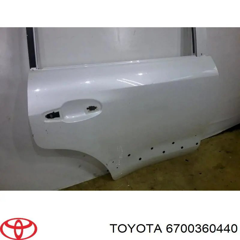 Do koszyka 6700360420 Toyota Drzwi tylne prawe