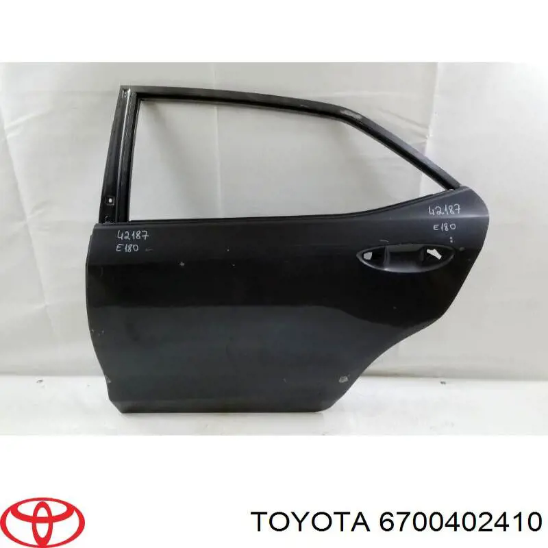 Do koszyka Drzwi tylne lewe Toyota Corolla  E18