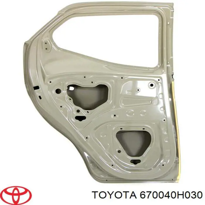 670040H030 Toyota Drzwi tylne lewe