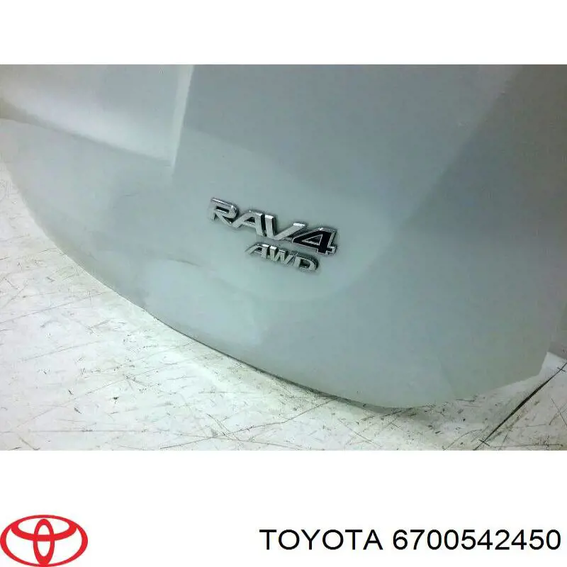 Do koszyka 6700542450 Toyota Drzwi tylne (bagażnika 3/5)