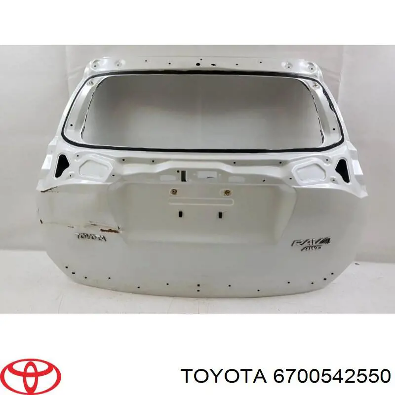Do koszyka 6700542550 Toyota Drzwi tylne (bagażnika 3/5)