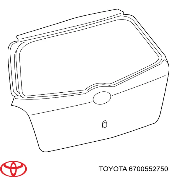 Drzwi tylne (bagażnika 3/5) do Toyota Yaris  SP90
