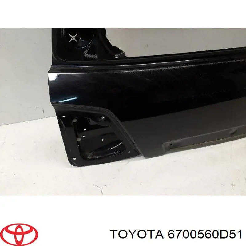 Drzwi tylne (bagażnika 3/5) do Toyota Land Cruiser  J200