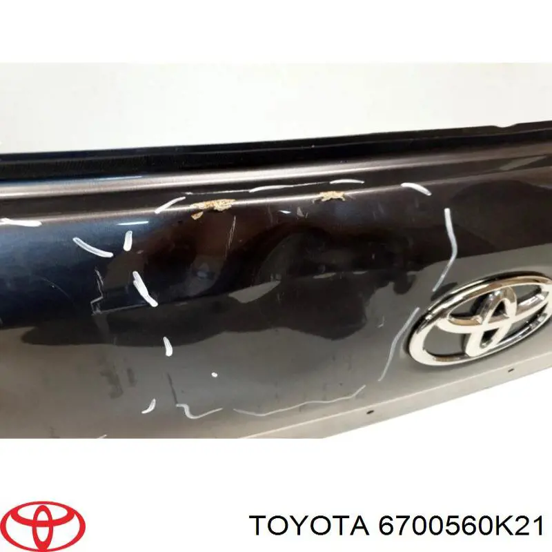 Drzwi tylne (bagażnika 3/5) 6700560K21 Toyota