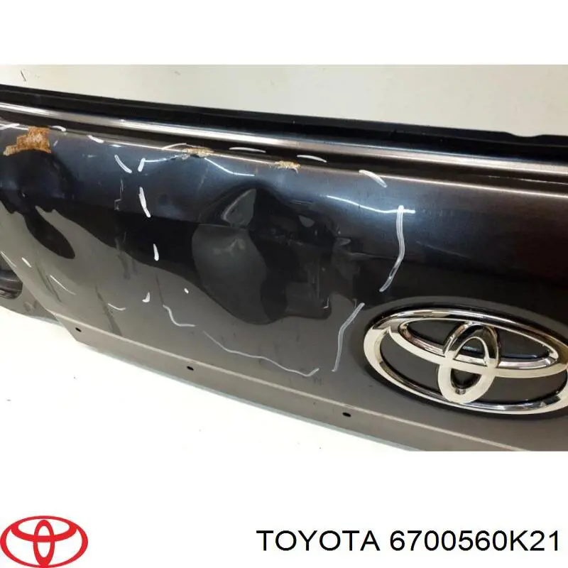 6700560K21 Toyota Drzwi tylne (bagażnika 3/5)