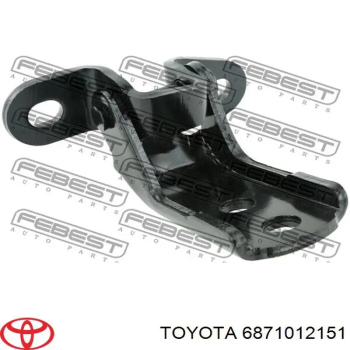 Zawias drzwi przednich prawych Toyota 6871012151 cena, od 34,09 USD