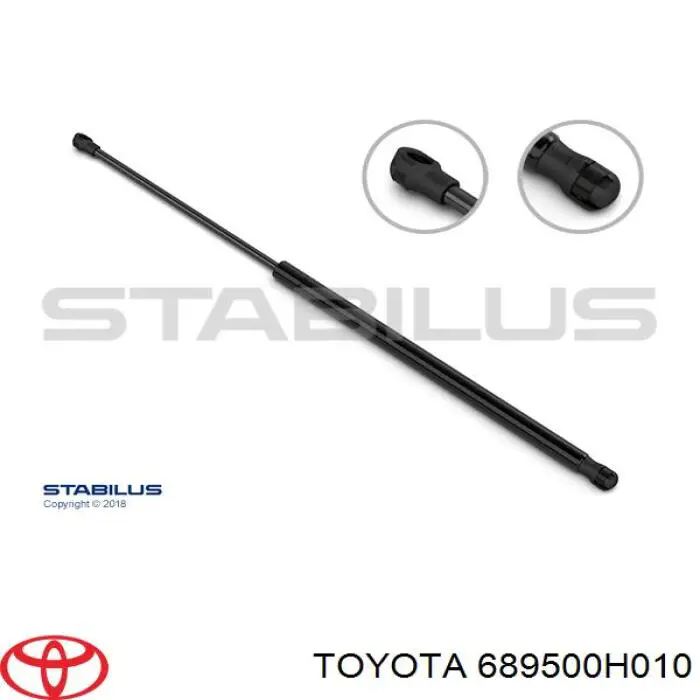 689500H010 Toyota Amortyzator klapy bagażnika (3/5 drzwi-tylnych)
