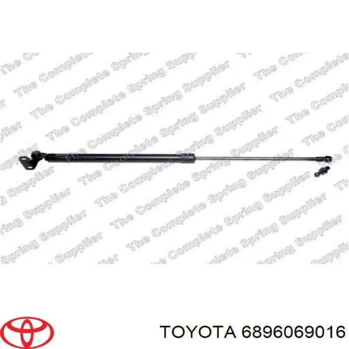 Do koszyka 6896069016 Toyota Amortyzator klapy bagażnika (3/5 drzwi-tylnych)