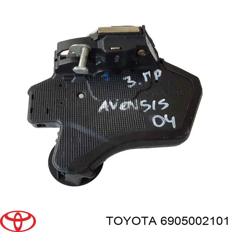 6905002101 Toyota Zamek drzwi tylnych prawych