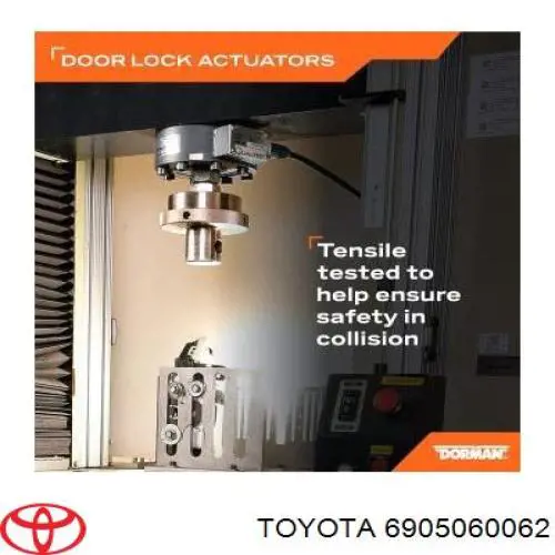 Zamek drzwi tylnych prawych Toyota 6905060062 cena, od 444,12 USD
