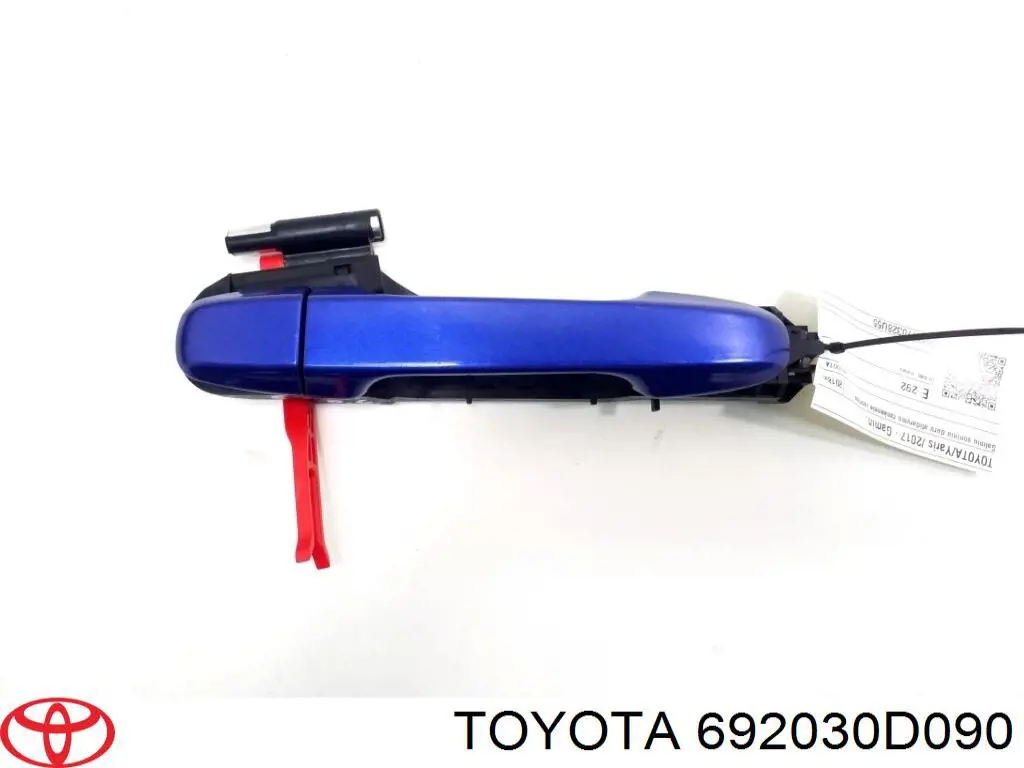 692030D090 Toyota Pałąk zewnętrznej klamki drzwi tylnych lewych