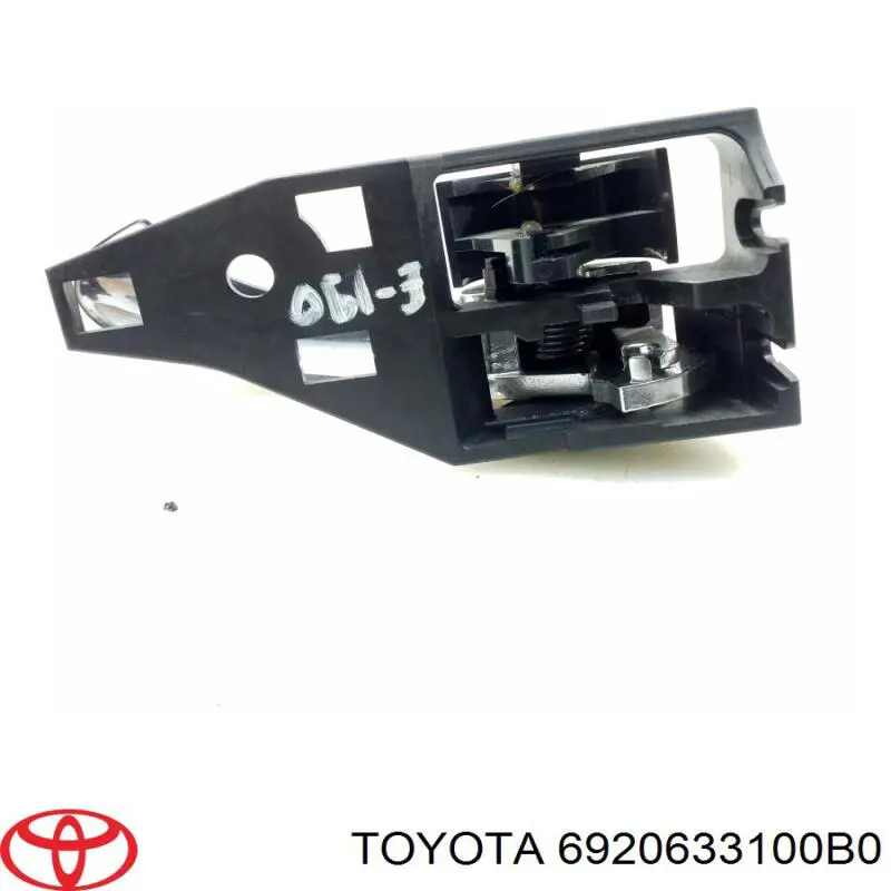 Klamka drzwi przednich wewnętrzna lewa Toyota 6920633100B0 cena, od 30,65 USD