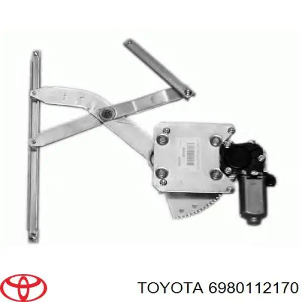 Do koszyka Mechanizm podnoszenia szyby drzwi przednich prawych Toyota Corolla  E11