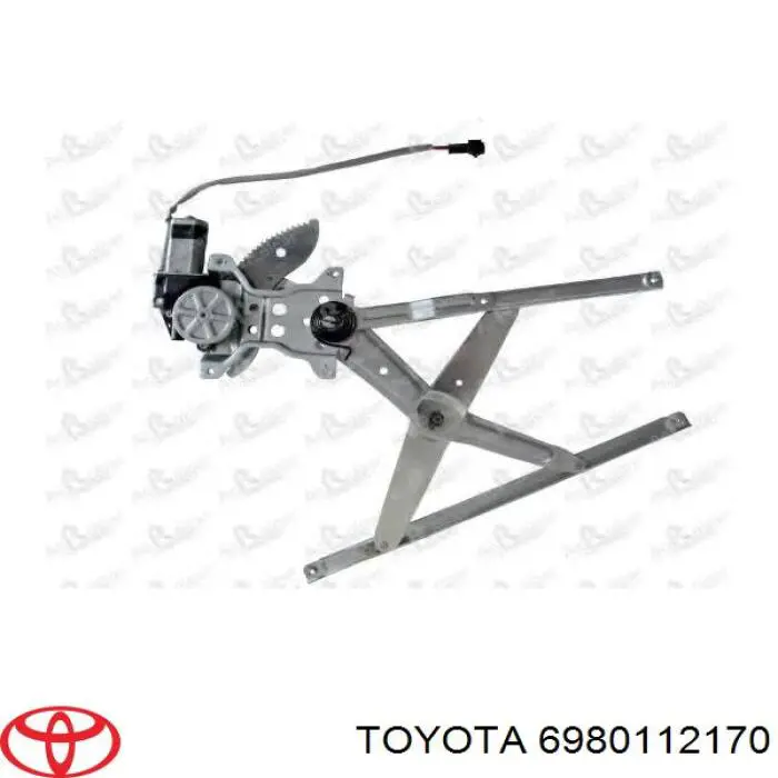 Mechanizm podnoszenia szyby drzwi przednich prawych Toyota Corolla liftback (E10) (1992 - 1997) cena, od 66,33 USD