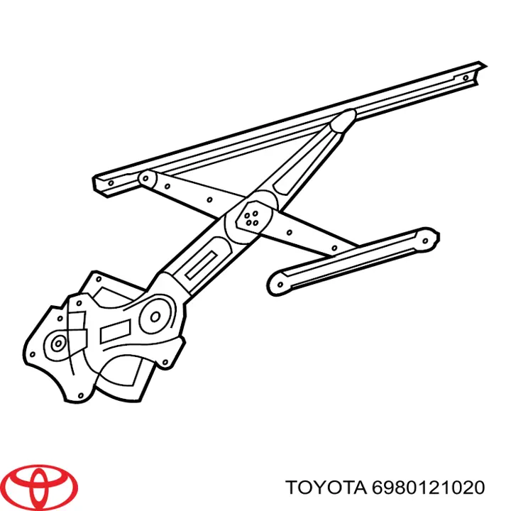 Mechanizm podnoszenia szyby drzwi przednich prawych Toyota 6980121020 cena, od 100,45 USD