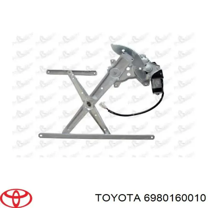 Do koszyka Mechanizm podnoszenia szyby drzwi przednich prawych Toyota Land Cruiser 80 J8